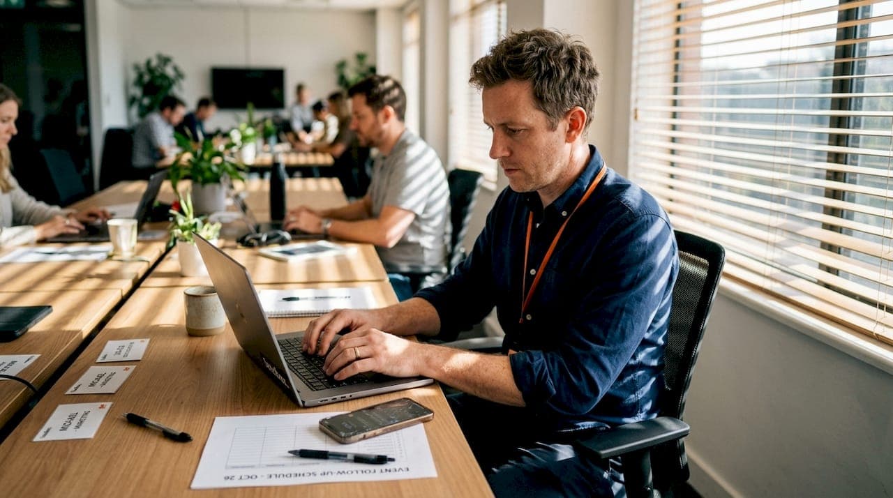 Streamline your event follow up process for max ROI